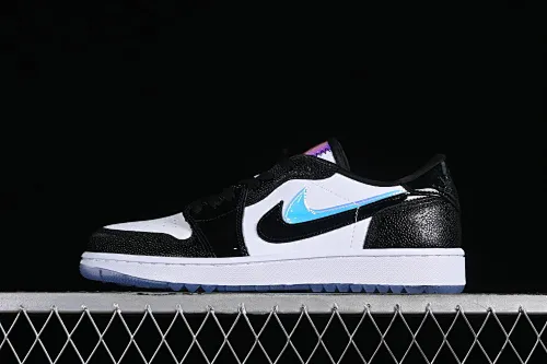 All categories Air Jordan Jordan series basketball shoes Air Jordan 1 Low Z version Air Jordan 1 Low Golf AJ1 Joe 1 new golf version laser patent leather black double hook FZ4159-100